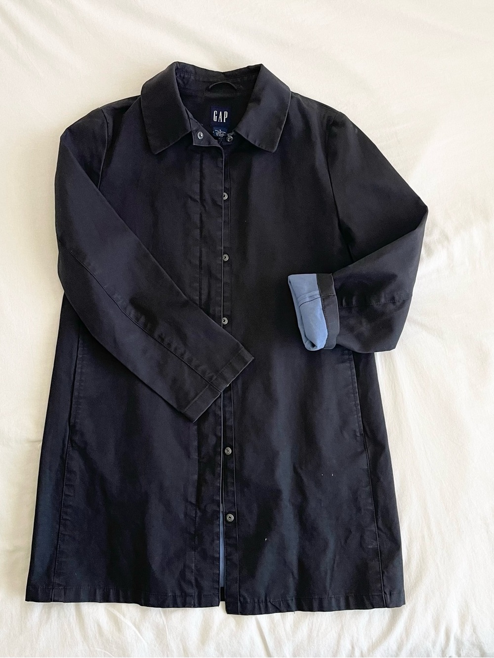 90s GAP clean line trench coat